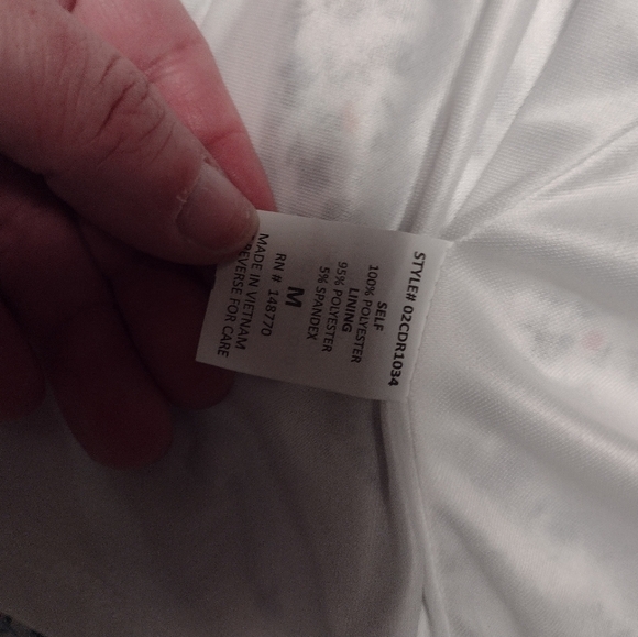 Sienna Sky Floral Dress Shoulder Tie Size Medium - Picture 9 of 9